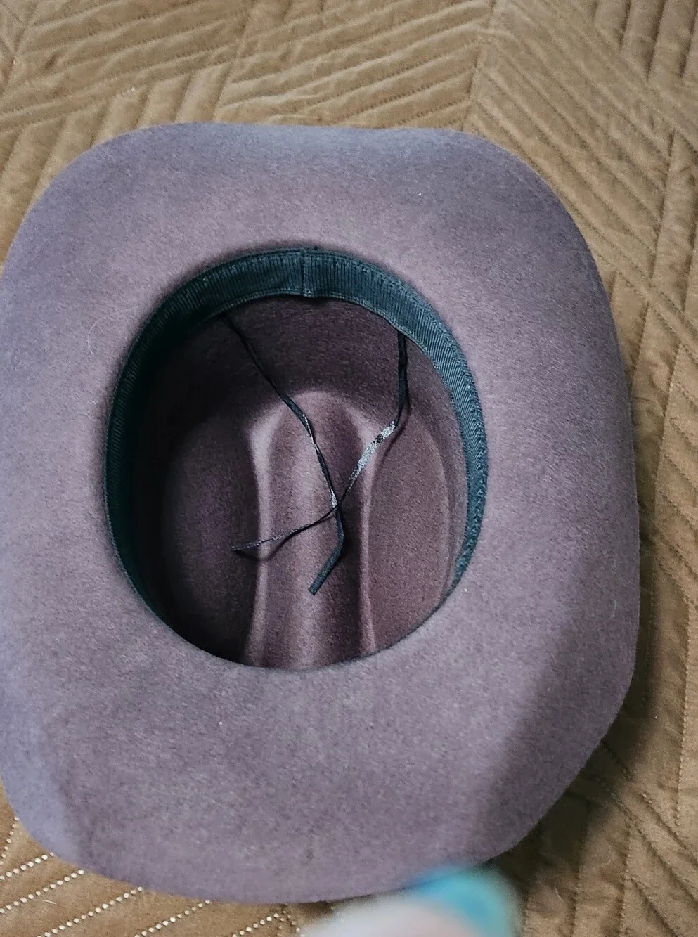 NWOT Felt Western Ranch Hat in Deep Brown